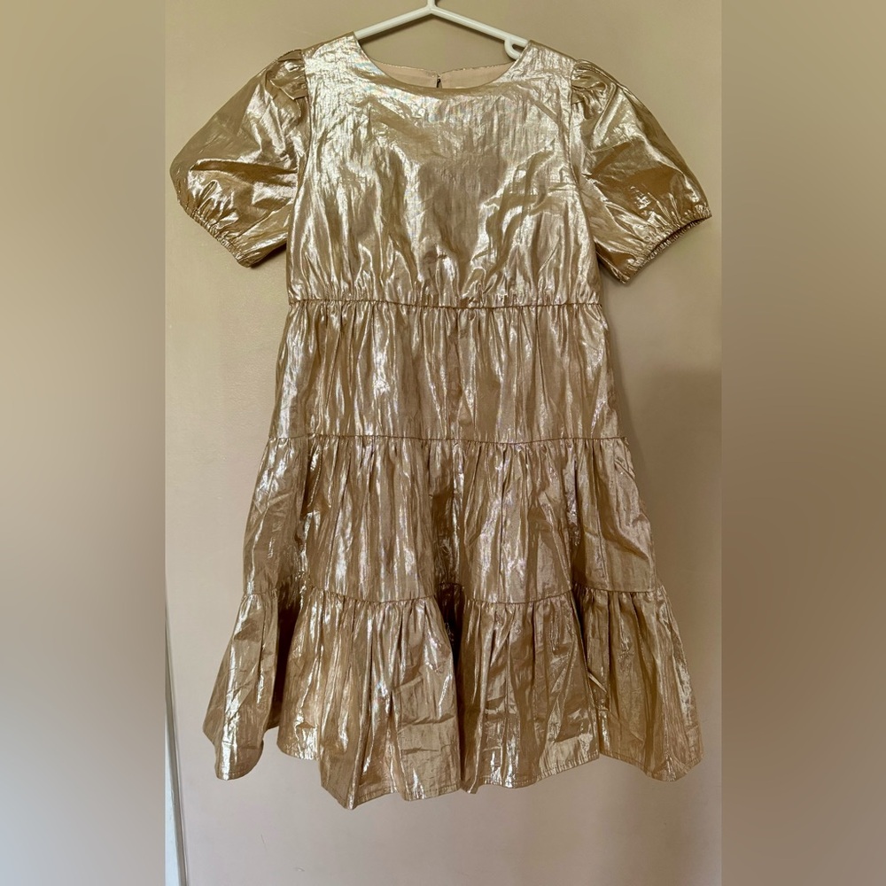 Girls tiered shimmer dress by CrewCuts